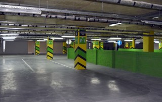 Дизайн системы навигации подземного паркинга торгово-офисного центра «Гулливер парк»