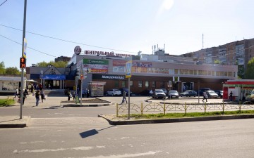 Фасад ТЦ "Центральный" в Обнинске
