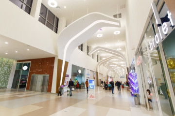 Дизайн галереи второго этажа торгово-развлекательного центра «Лотос Plaza».