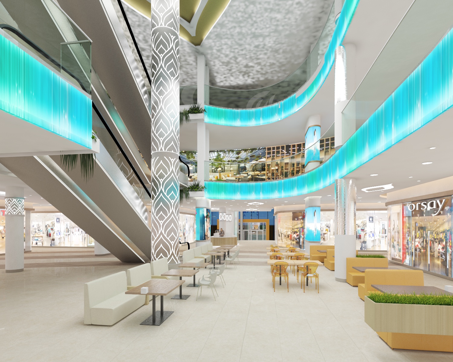 Дизайн интерьера торгового центра Kanayan Retail Design