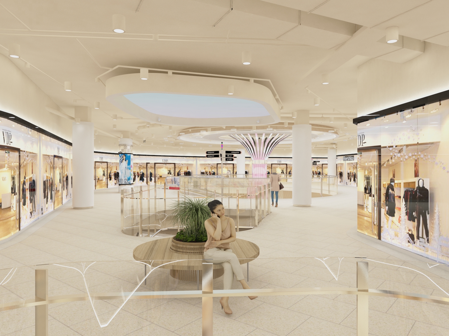 Концепция, проект торгового центра, дизайн-проект интерьера торгового центра "Z-ФОРТ" разработаны специалистами Kanayan Retail