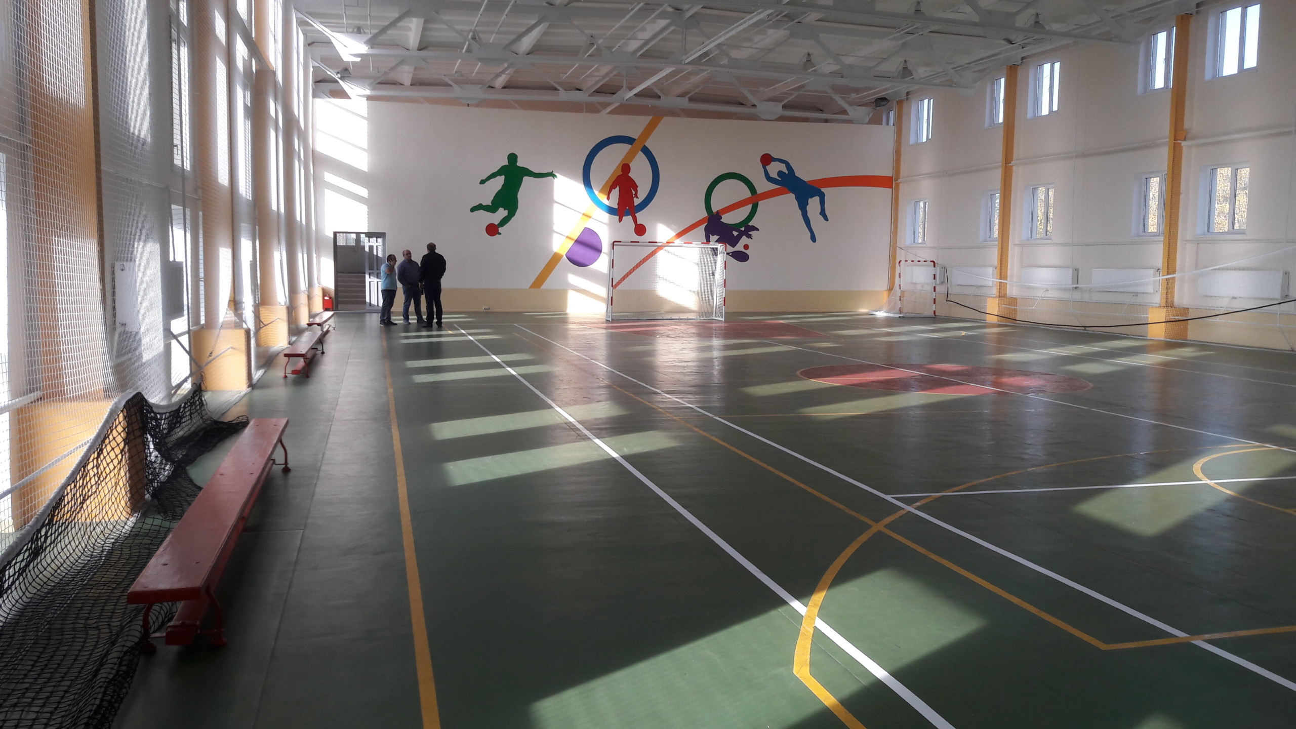 Торгово-спортивный центр в Домодедово на Каширском шоссе, фото внутри, спортивный зал