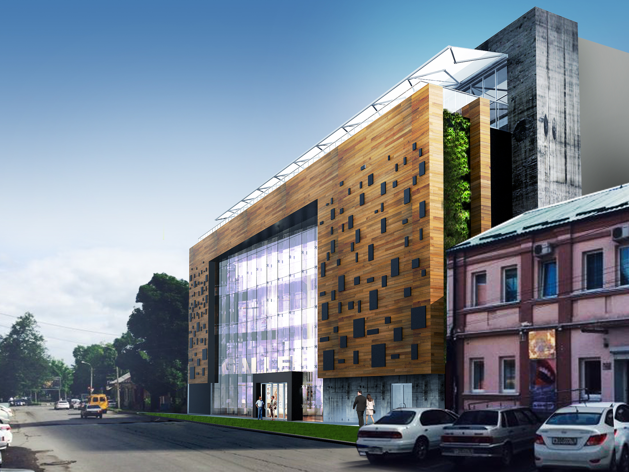 Проект торгового центра во Владикавказе, концепция и планировка «Kanayan Retail&Development Consulting», дизайн фасада и интерьера Александр, РСО-Алания