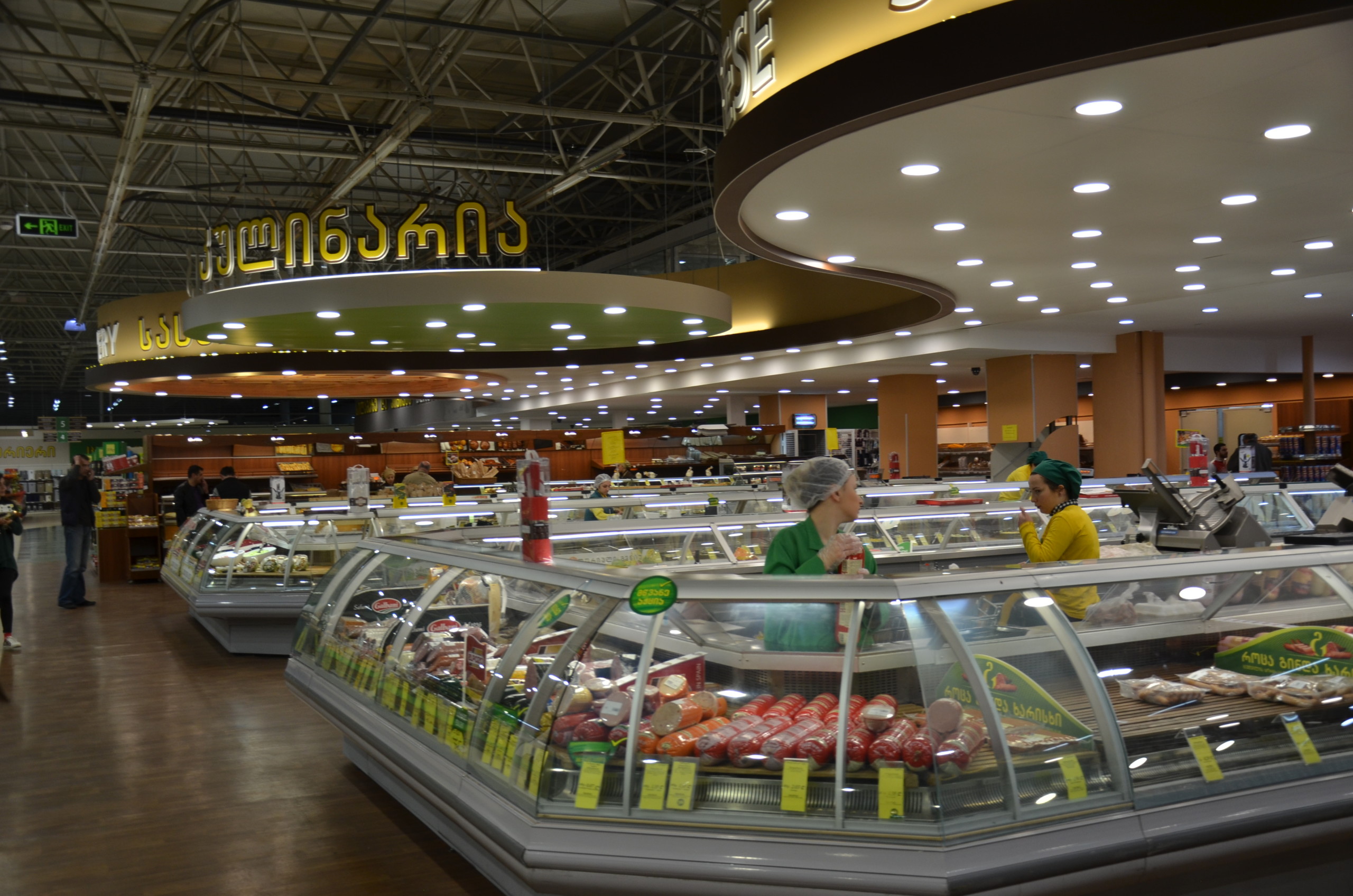 Проектирование и дизайн гипермаркета. «Goodwill» в районе Дигоми в Тбилиси