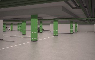 Дизайн системы навигации подземной парковки ТЦ «Неглинная галерея» в Москве Дизайн системы навигации подземной парковки ТЦ «Неглинная галерея» в Москве