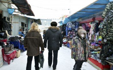 Универсальный рынок "Столичный" в Якутске до реконструкции