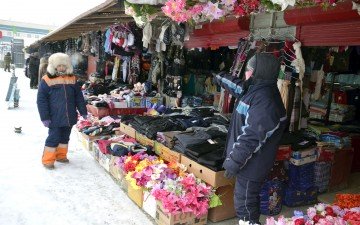 Универсальный рынок "Столичный" в Якутске до реконструкции