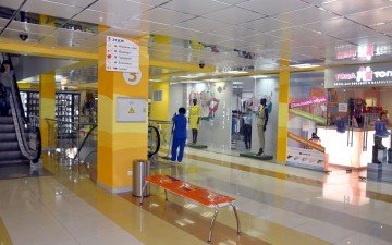 Интерьер ТРК "Сити Молл" в Южно-Сахалинске