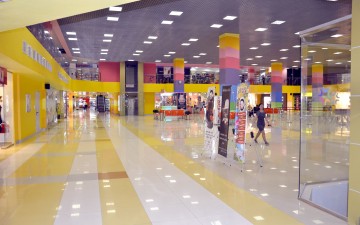 Интерьер ТРК "Сити Молл" в Южно-Сахалинске