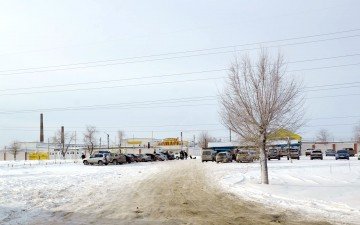 Фасад ТЦ «Народная ярмарка» в Волгограде