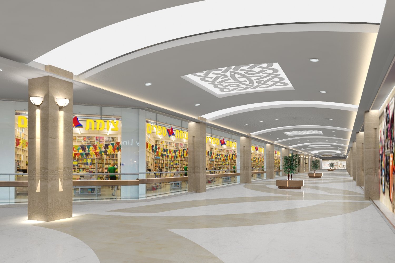Дизайн торговой галереи в ТРЦ «Mega Mall Armenia», Ереван, Армения