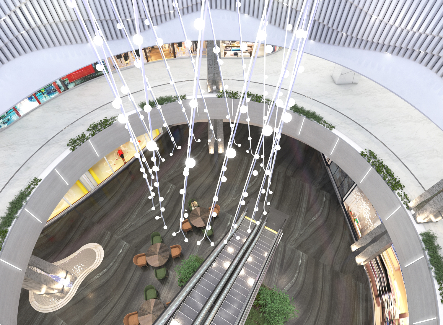 Дизайн атриума в «Erebuni Mall». Дизайн атриума в "Erebuni Mall".