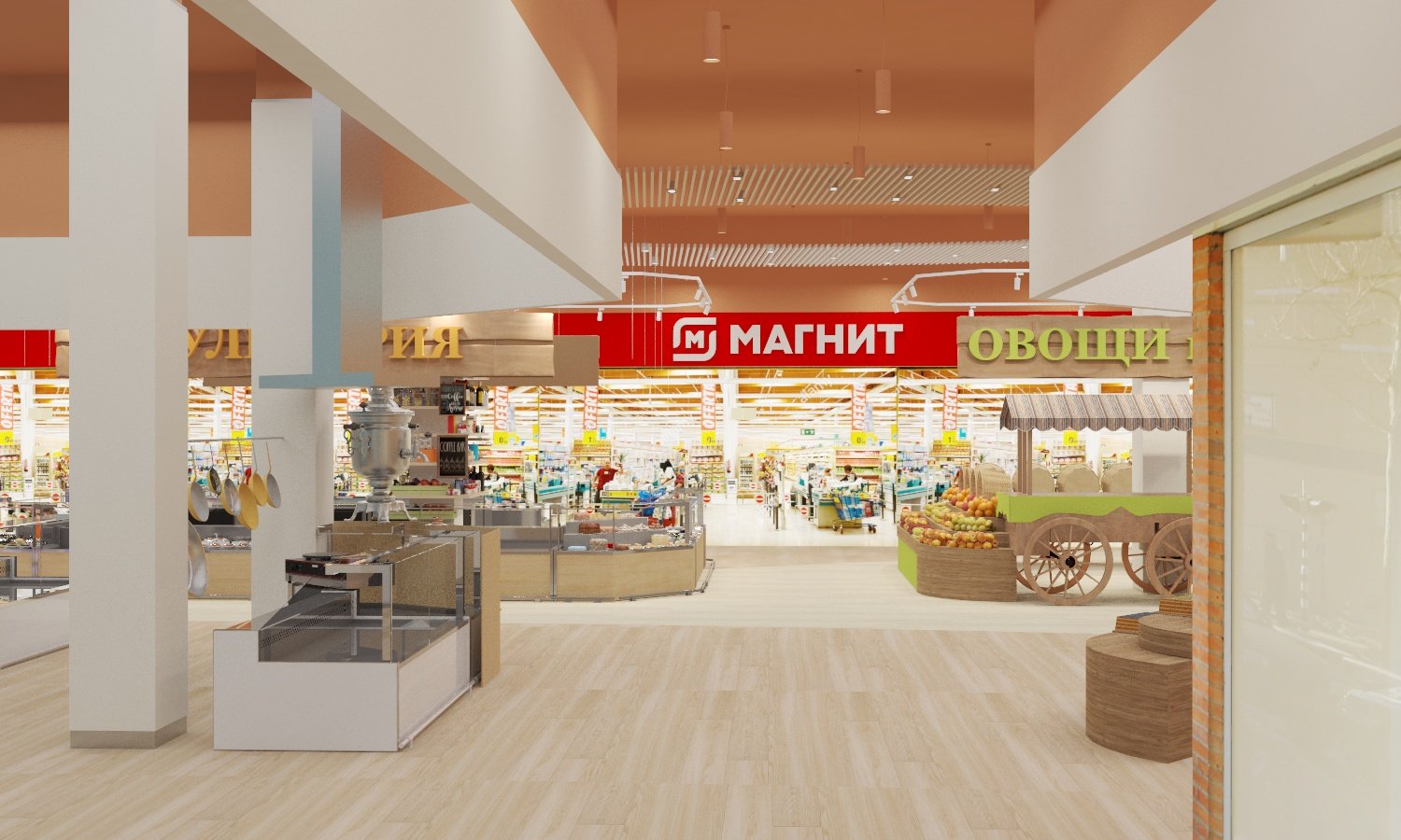 Проекты рынков в эко-стиле от Kanayan Retail Design Проекты рынков в эко-стиле от Kanayan Retail Design