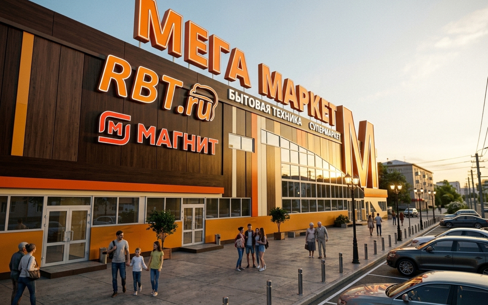 Проект обновления фасада торгового центра